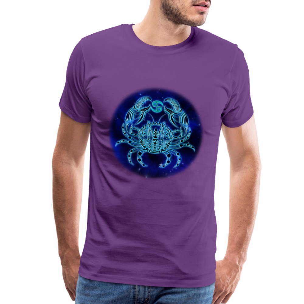 Men's Stellar Cancer Premium T-Shirt - purple