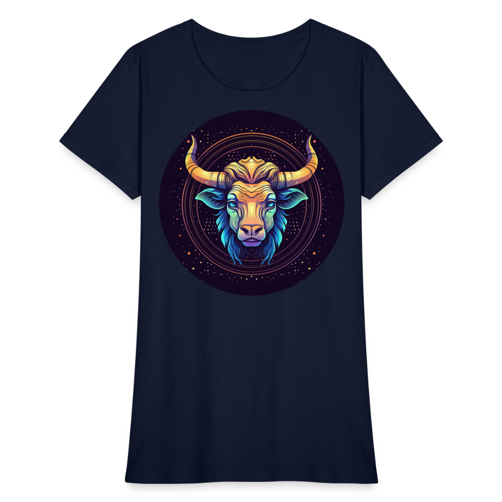 Women's Magic Taurus T-Shirt - navy