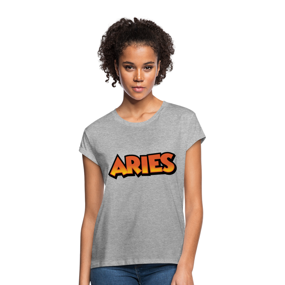 Women's Aries Oneeighty Relaxed Fit T-Shirt - heather gray