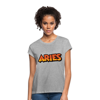 Thumbnail for Women's Aries Oneeighty Relaxed Fit T-Shirt - heather gray