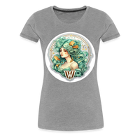 Thumbnail for Women’s Symbol Virgo Premium T-Shirt - heather gray