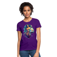 Thumbnail for Women's Mythical Aquarius T-Shirt - purple