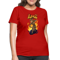 Thumbnail for Women's Aries Narihndrab T-Shirt - red