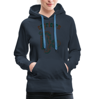 Thumbnail for Women's Power Words Capricorn Premium Hoodie - navy