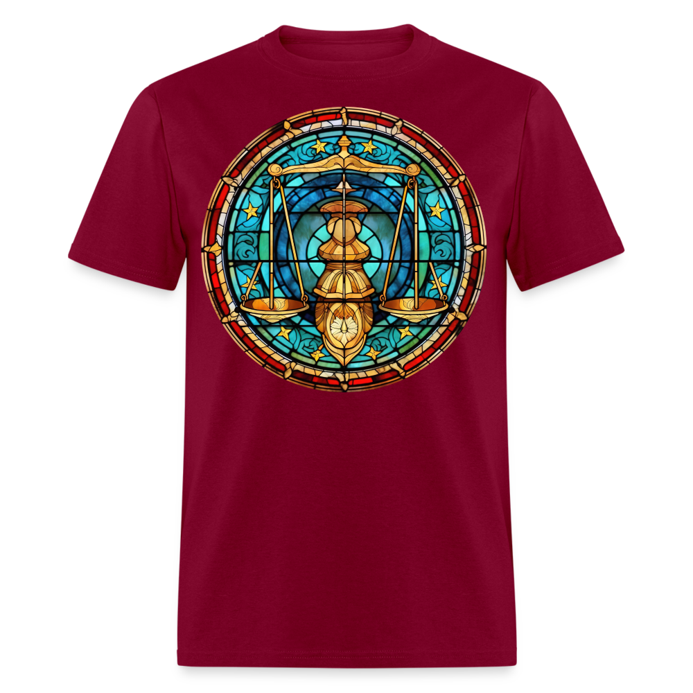 Men's Mosaic Libra Classic T-Shirt - burgundy