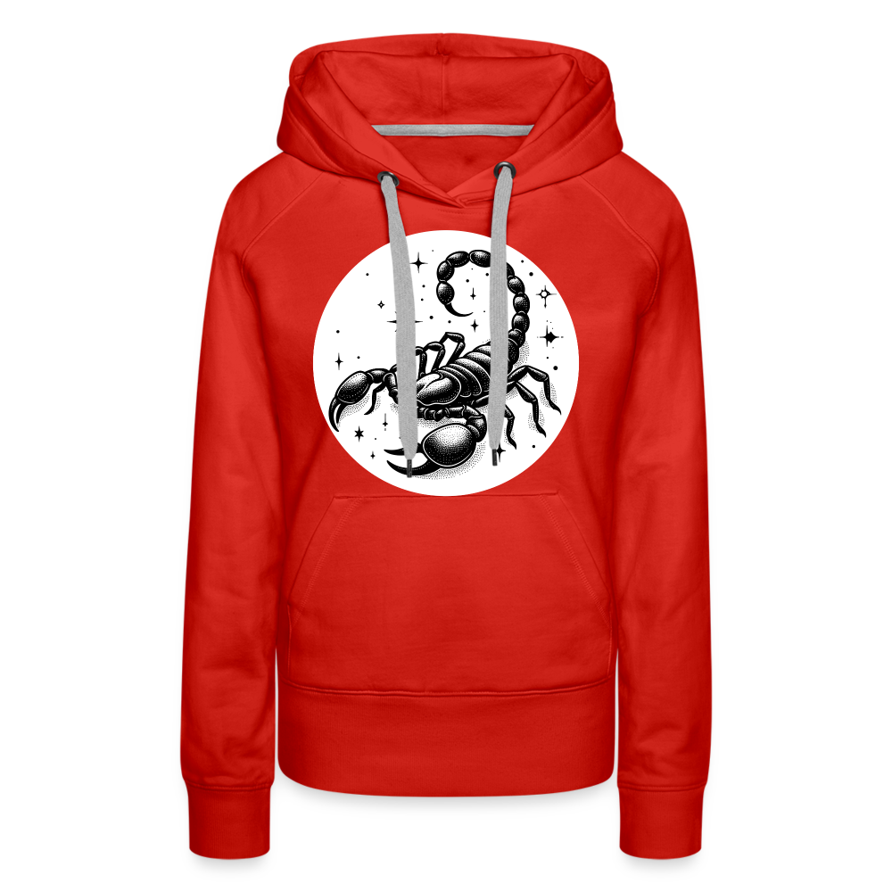 Women’s Magic Scorpio Premium Hoodie - red