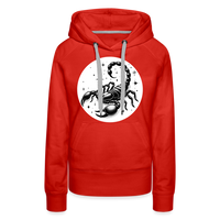 Thumbnail for Women’s Magic Scorpio Premium Hoodie - red