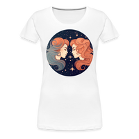 Thumbnail for Women’s Mystic Gemini Premium T-Shirt - white