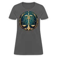 Thumbnail for Women's Mystic Libra T-Shirt - charcoal