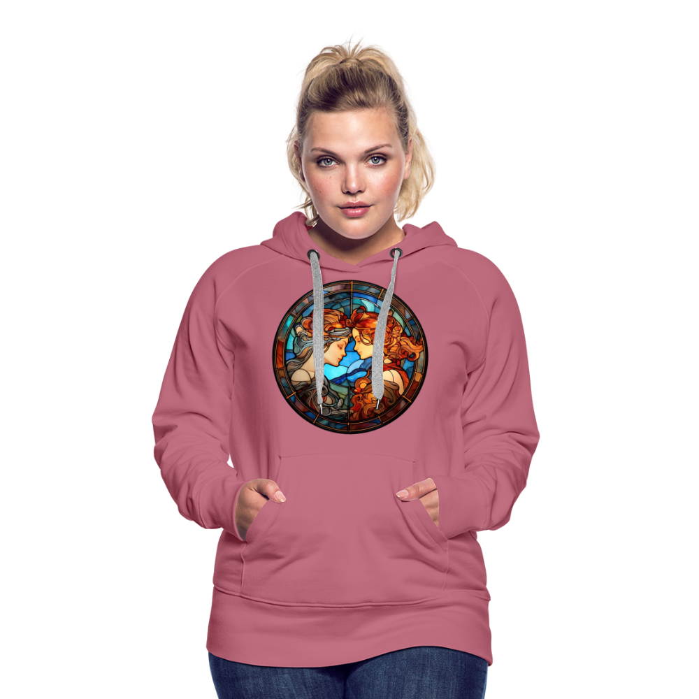 Women’s Mosaic Gemini Premium Hoodie - mauve