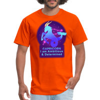 Thumbnail for Men's Neon Capricorn Classic T-Shirt - orange