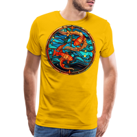 Thumbnail for Men's Mosaic Pisces Premium T-Shirt - sun yellow