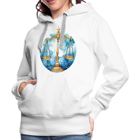 Thumbnail for Women’s Mythical Libra Premium Hoodie - white