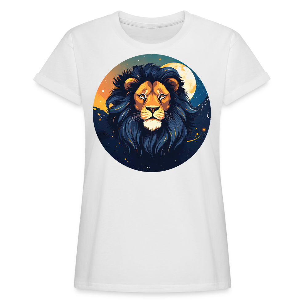 Women's Mystic Leo Relaxed Fit T-Shirt - white