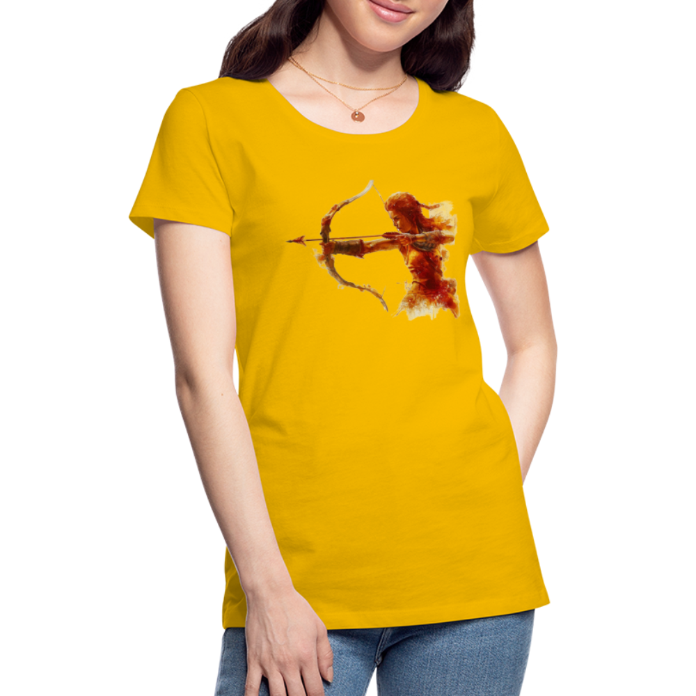 Women’s Mythical Sagittarius Premium T-Shirt - sun yellow