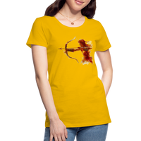 Thumbnail for Women’s Mythical Sagittarius Premium T-Shirt - sun yellow