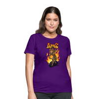 Thumbnail for Women's Aries Narihndrab T-Shirt - purple