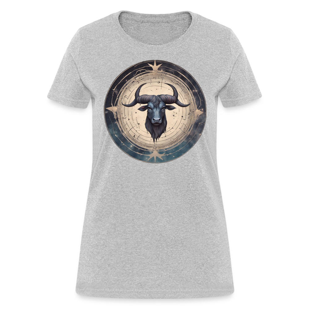 Women's Mythical Taurus T-Shirt - heather gray