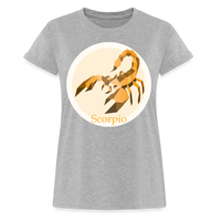 Thumbnail for Women's Mosaic Scorpio Relaxed Fit T-Shirt - heather gray