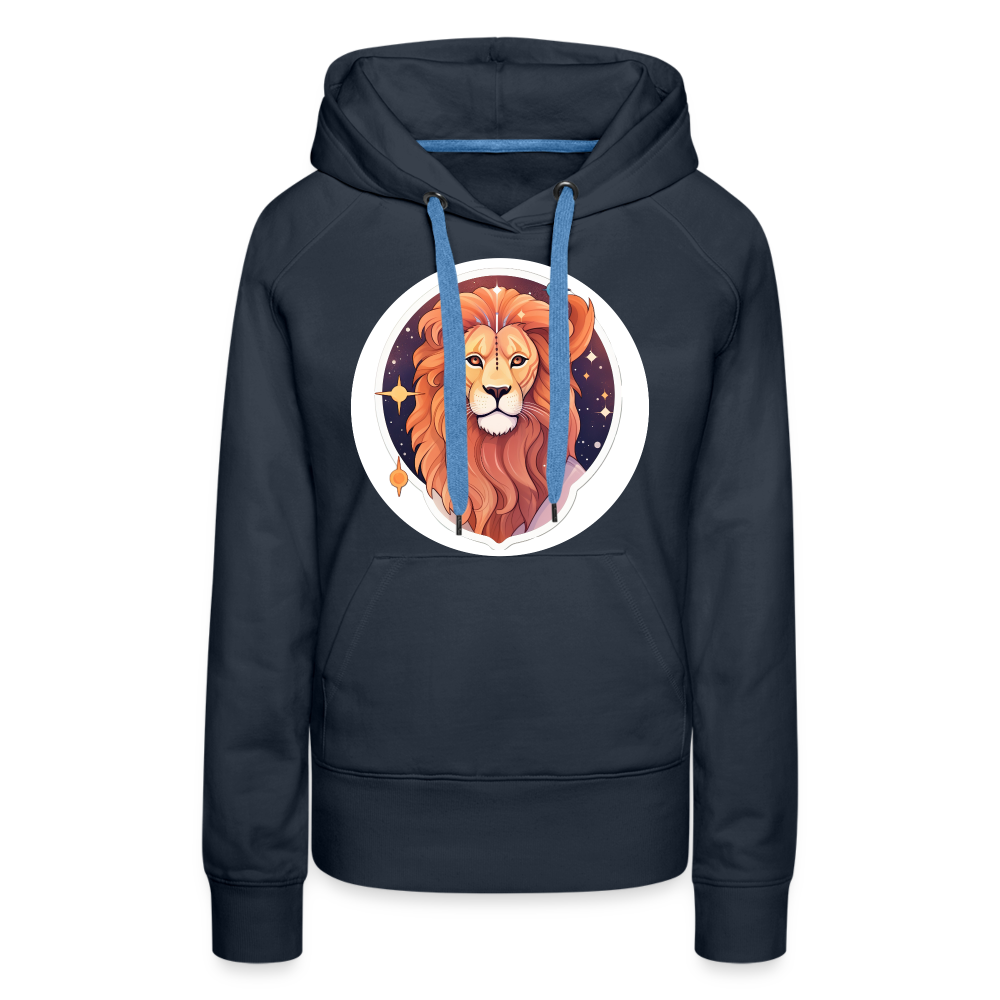 Women’s Symbol Leo Premium Hoodie - navy