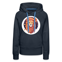 Thumbnail for Women’s Symbol Leo Premium Hoodie - navy