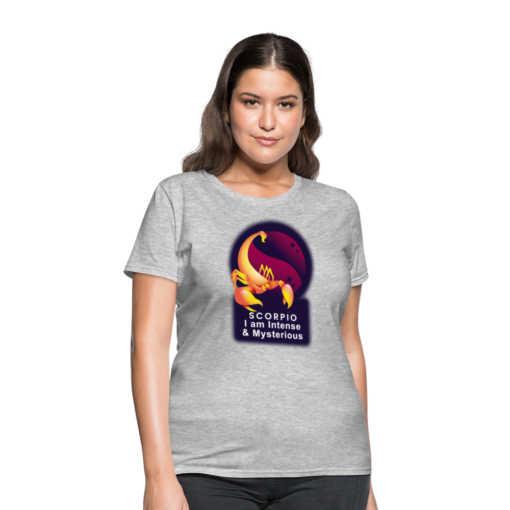 Women's Glow Scorpio T-Shirt - heather gray