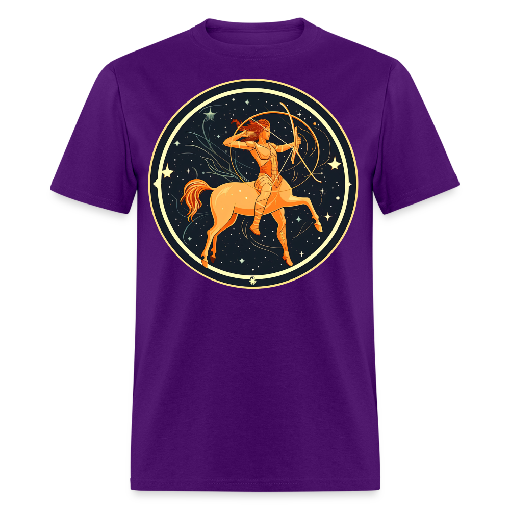 Men's Mystic Sagittarius Classic T-Shirt - purple