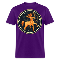 Thumbnail for Men's Mystic Sagittarius Classic T-Shirt - purple