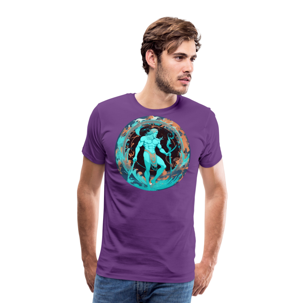 Men's Mythical Aquarius Premium T-Shirt - purple