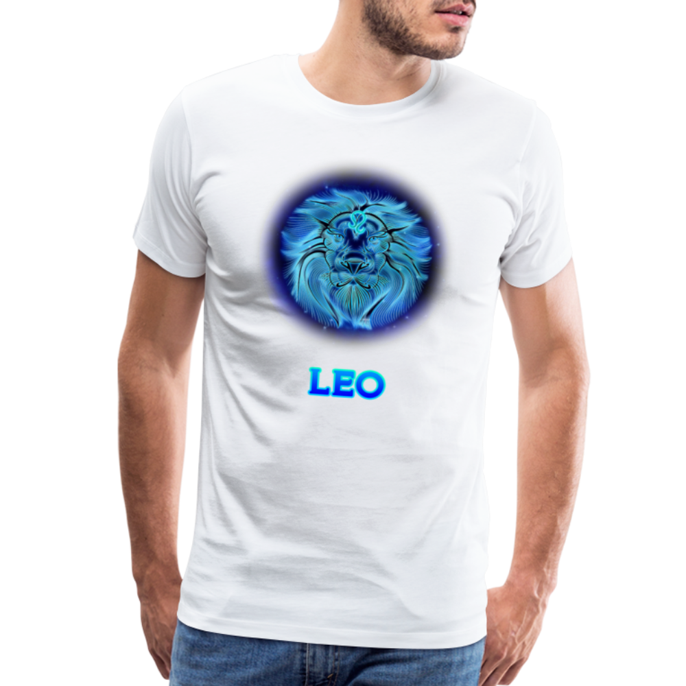 Men's Leo Premium T-Shirt - white