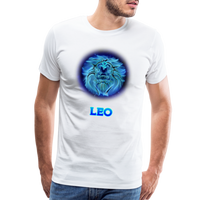 Thumbnail for Men's Leo Premium T-Shirt - white