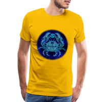 Thumbnail for Men's Stellar Cancer Premium T-Shirt - sun yellow