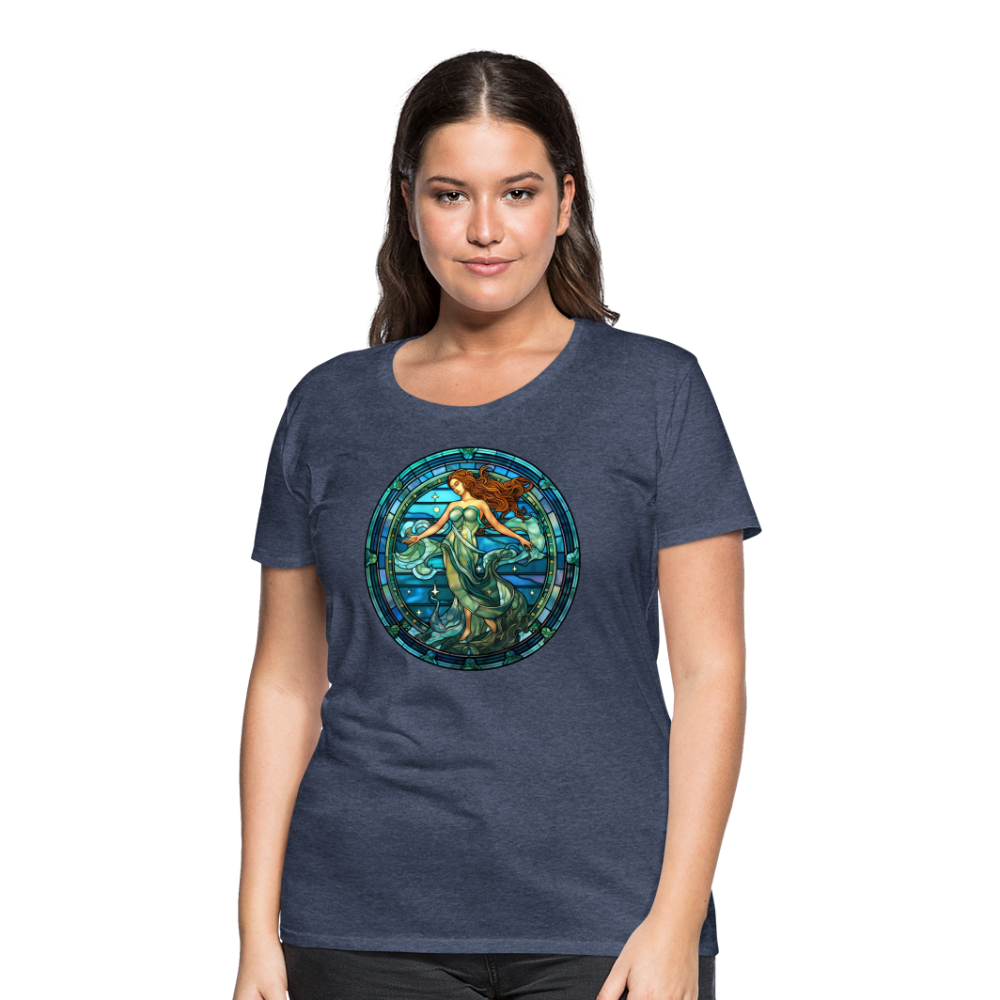 Women’s Mosaic Aquarius Premium T-Shirt - heather blue