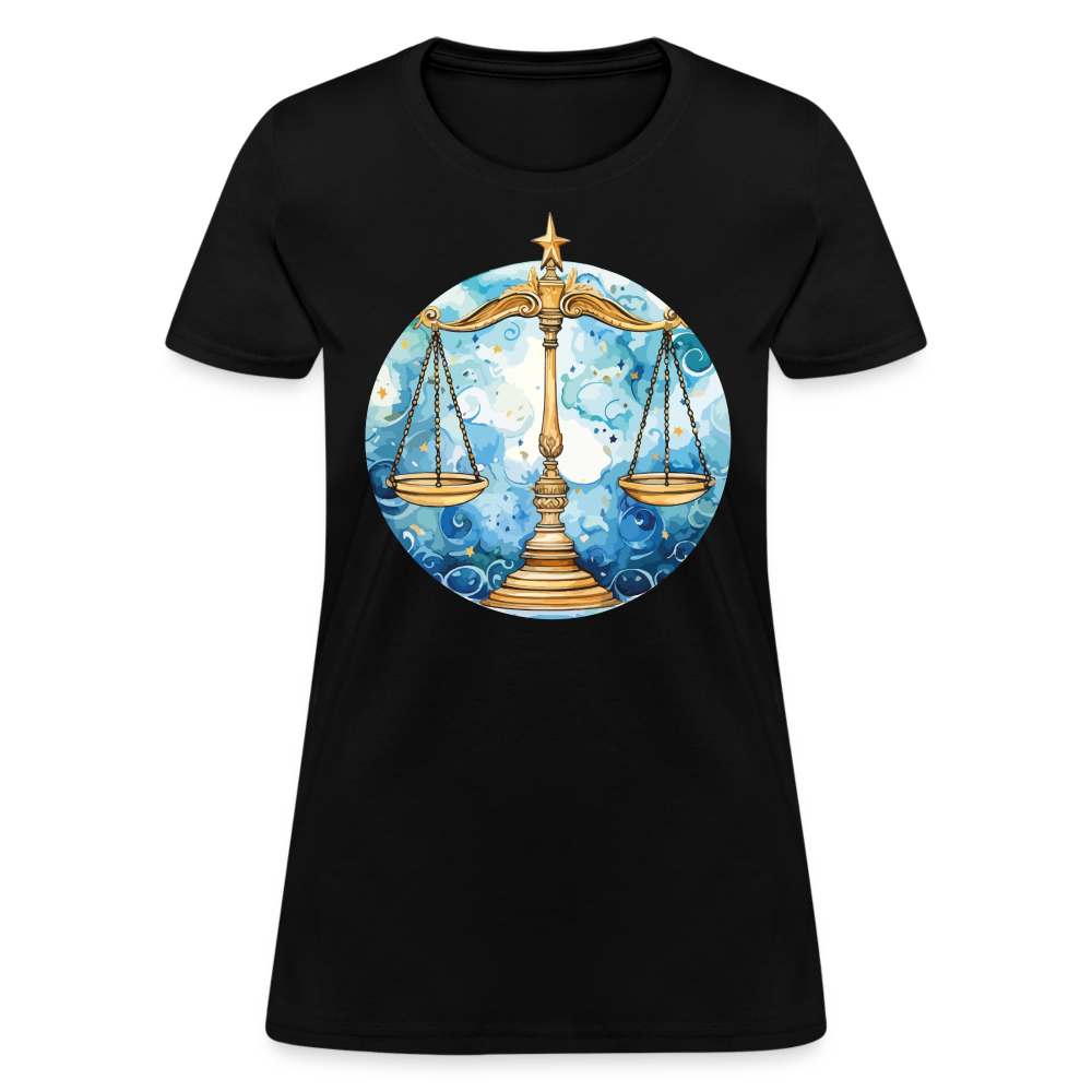 Women's Mythical Libra T-Shirt - black