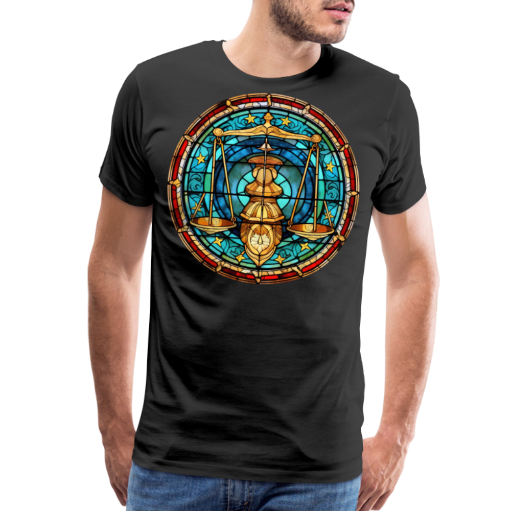 Men's Mosaic Libra Premium T-Shirt - black