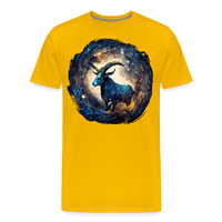 Thumbnail for Men's Mythical Capricorn Premium T-Shirt - sun yellow