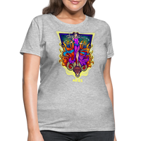 Thumbnail for Women's Cosmic Aries Design T-Shirt - heather gray