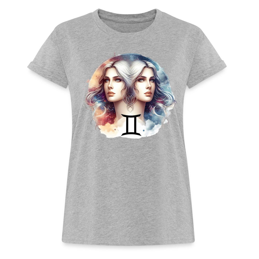 Women's Mythical Gemini Relaxed Fit T-Shirt - heather gray