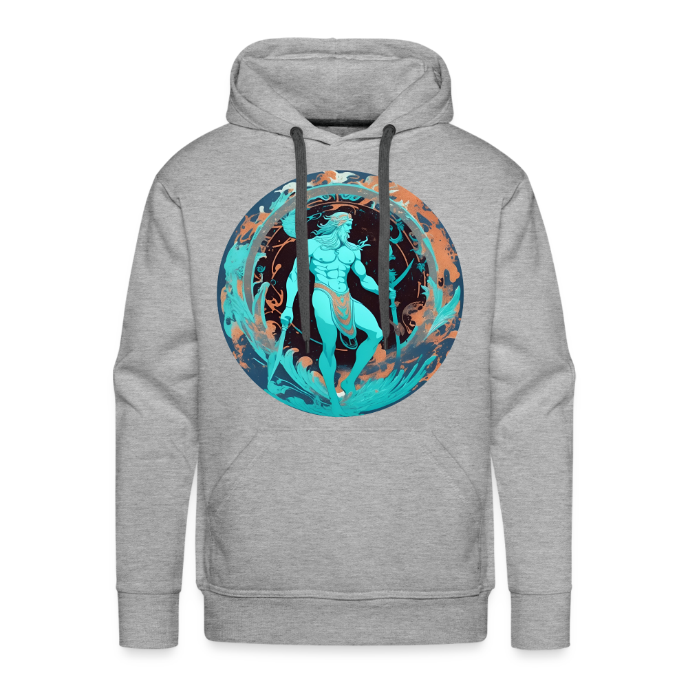 Men’s Mythical Aquarius Premium Hoodie - heather grey