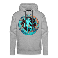 Thumbnail for Men’s Mythical Aquarius Premium Hoodie - heather grey