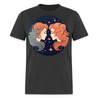 Thumbnail for Men's Mystic Gemini Classic T-Shirt - heather black