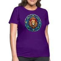 Thumbnail for Women's Mosaic Leo T-Shirt - purple