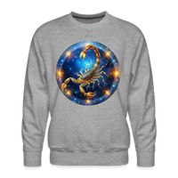 Thumbnail for Men’s Mystic Scorpio Premium Sweatshirt - heather grey