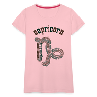 Thumbnail for Women's Power Words Capricorn Premium T-Shirt - pink