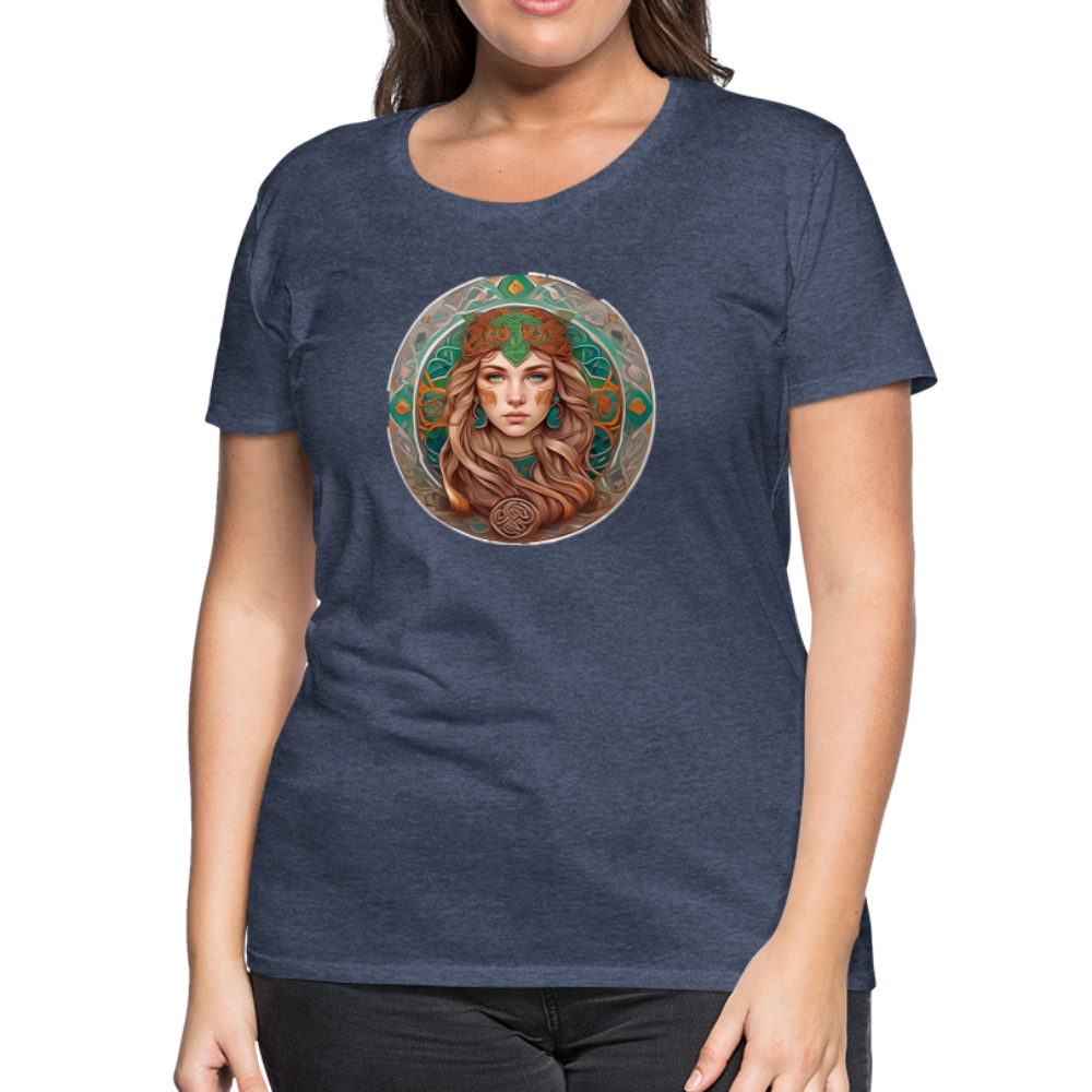 Women’s Mythical Virgo Premium T-Shirt - heather blue