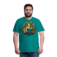 Thumbnail for Men's Mosaic Virgo Premium T-Shirt - teal