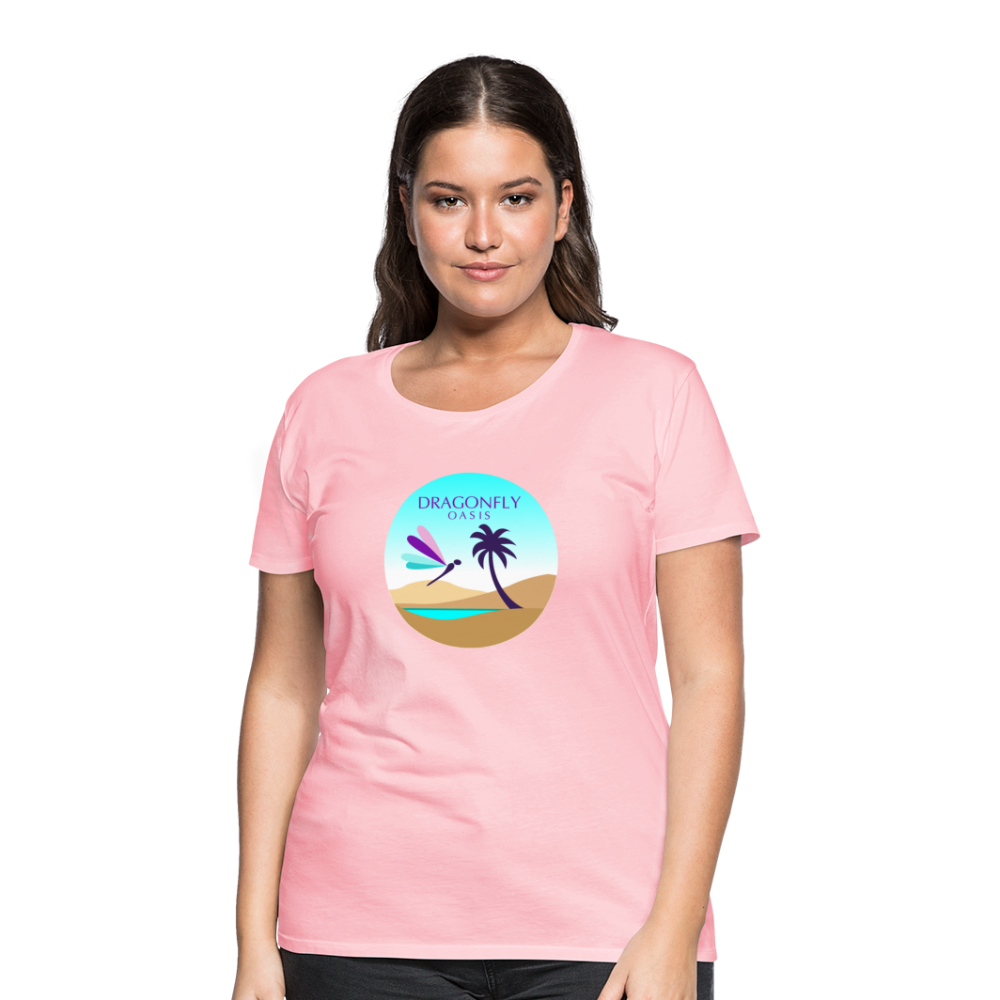 Women's Dragonfly Oasis V.2 Premium T-Shirt - pink