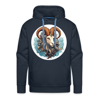 Thumbnail for Men’s Symbol Capricorn Premium Hoodie - navy