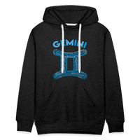 Thumbnail for Men's Power Words Gemini Premium Hoodie - charcoal grey