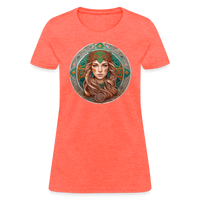 Thumbnail for Women's Mythical Virgo T-Shirt - heather coral